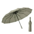 thumbnail image 4 of Wovilon Folding Travel Windproof 12 Ribs Anti-Uv Automatic Reverse Umbrellas Umbrellas For Rain, 4 of 5
