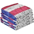 thumbnail image 7 of Brick USA America Flag Tea Towels 4 Pack Stars and Stripes Kitchen Dish Cloth with Hanging Loop, 18"x28" Lint-Free Absorbent Towel for Kitchen Drying Wiping and Cleaning, 7 of 7