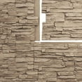thumbnail image 6 of Ekena Millwork 45 3/4"W x 24 1/2"H x 1 1/4"D Canyon Ridge Stacked Stone, EverStone Faux Stone Siding Panel, Valley Spring, 6 of 9
