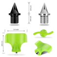 thumbnail image 2 of Clavos para atletismo Lejof de acero al carbono, 32 piezas, 6,35 mm, piramidales, 2 of 6