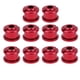 thumbnail image 1 of 10 tornillos para cadena de bicicleta de una sola velocidad, de color rojo, de 4,9 mm, de aluminio, para cadena de bicicleta de montaña, 1 of 8