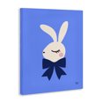 thumbnail image 3 of Stupell Industries Contemporary Rabbit with Ribbon on Blue Canvas Art, 30 x 40, by Jessica Beck, 3 of 8