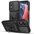 thumbnail image 3 of Elegant Choise Case for Moto G Play 2024 Card Slot Wallet Case Finger Ring Holder Cover, Black, 3 of 17