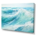 thumbnail image 2 of Designart "Liquid Wave Art Of Ocean Charm I" Ocean Wall Decor, 2 of 7
