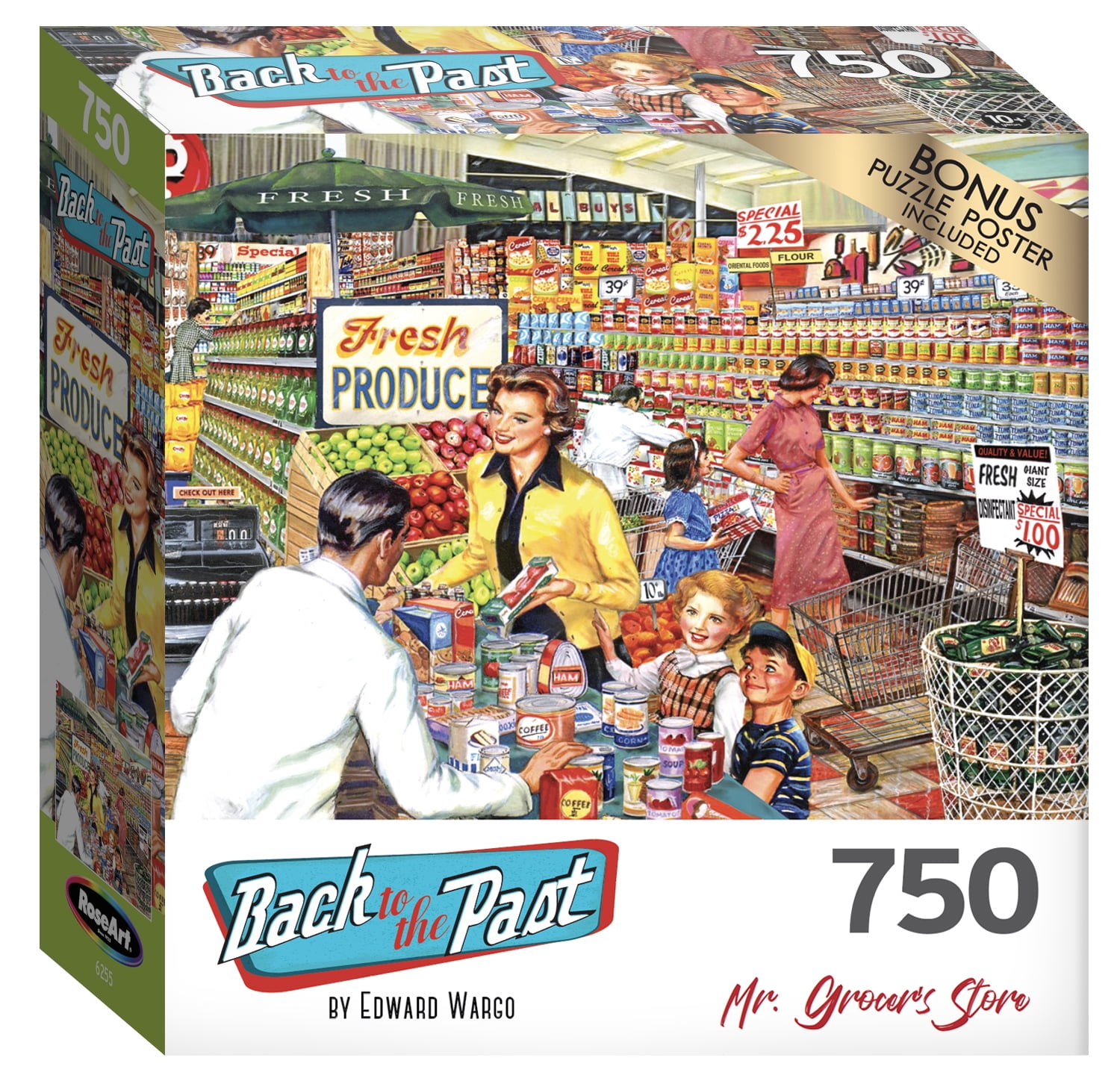 Cra-Z-Art Back to the Past 750-Piece Mr. Grocer's Store Jigsaw Puzzle