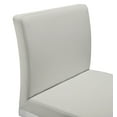 thumbnail image 6 of TOV Furniture Parma Light Grey Vegan Leather Counter Stool with Silver Legs - Set of 2, 6 of 9