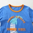 thumbnail image 5 of Taybagh Boys Summer Outfits Versatile Printed Round Neck Short Sleeve Shirts Shorts Sets Lightweight Clothes, 5 of 7