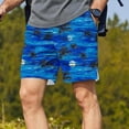 thumbnail image 3 of LONKITO Mens Shorts Elastic Waist Lightweight Hawaiian Beach Shorts with Pockets for Casual Athletic Running, Size 2XL, 3 of 6