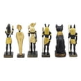 thumbnail image 4 of Egyptian Gods Anubis Osiris Seth Horus Bastet Thoth Miniature Statues Set Of 6, 4 of 4