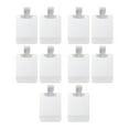 thumbnail image 1 of 10 bolsas vacías recargables para apretar, recipientes para artículos de tocador, bolsas exprimibles para líquidos cosméticos, bolsa transparente a 50ml shamjiam Bolsa comprimible vacía, 1 of 7