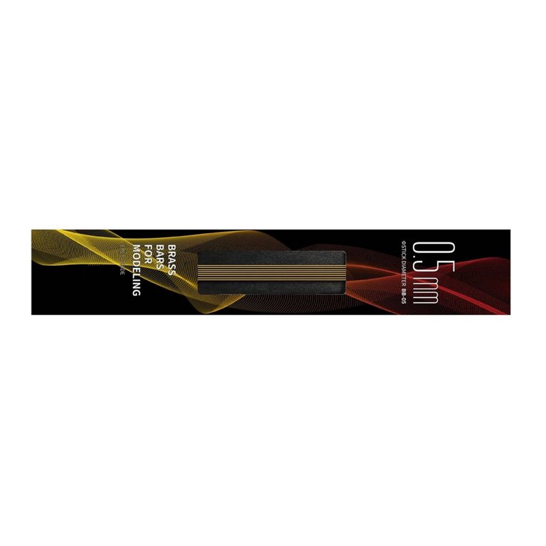 Brass Bars & Rods For Model Building – 0.5mm To 3.0mm Assortment For Gundam, Military Kits