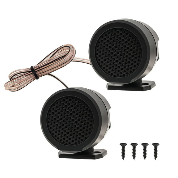 2PCS Dome Tweeters, 12V 500W High Efficiency Car Stereo Speakers, TP-006A Mini Dome Tweeter Speakers for Car Audio System Accessories