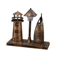 thumbnail image 4 of Luz nocturna Artesanía antigua Salvador Estatua Vintage Lámpara de calle coleccionable, 4 of 10