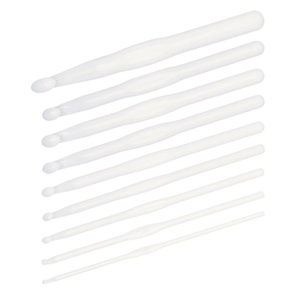 WEUVEB Crochet Needles Set Weaving Crochet Needles Plastic 9Pcs