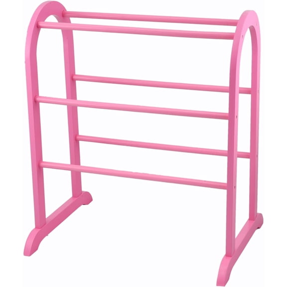 Frenchi Home Furnishing 30'' Tall Wooden Blanket/Quilt Rack