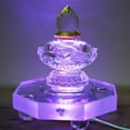 thumbnail image 3 of Crystal Stupa Tibetan Buddhist Supply Transparent Pagoda Container for Scriptures Mantra Storage Religious Altar Ornament, 3 of 6