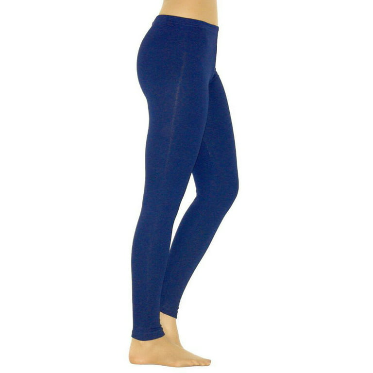 Baocc Butt Lifting Leggings for Women, Women Low Waisted Opaque Soft Yoga  Waisted Slim Pants Solid Length Pants Yoga Pants Blue