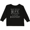 thumbnail image 3 of Inktastic Shakespeare Boys or Girls Long Sleeve Toddler T-Shirt, 3 of 5