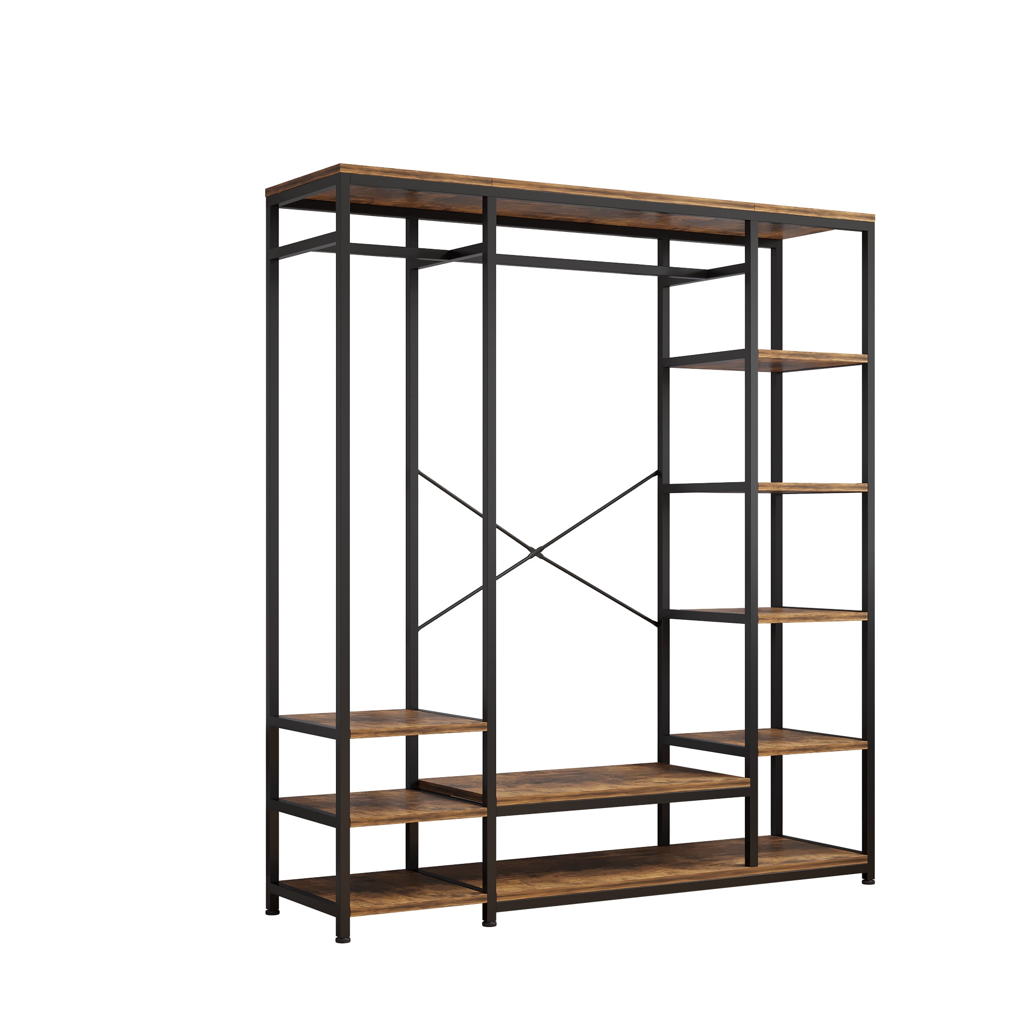 Tomshoo Independent wardrobe manager, clothes rack, multiple storage