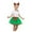 Green, variant on Odeerbi Kids Girls Layered Tutu Skirt Christmas Tulle Dance Skirts Toddler Baby Cute Christmas Net Yarn Princess Skirt Multi-color Skirt Bow Headband Suit Green 6-8 Years