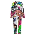 thumbnail image 4 of Splatoon One Piece Pajama Hooded Union Suit PJs Sleepwear, 4 of 7