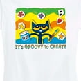 thumbnail image 3 of Pete The Cat - Groovy To Create - Women's Short Sleeve Graphic T-Shirt, 3 of 6