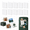 B-10pcs, variant on 10Pcs DIY Clear Acrylic Fridge Magnet Kit with Adhesive Backing,Clear Acrylic DIY Fridge Magnets Set,Easy Peel & Stick Photo Frames,Custom Picture Magnet Making Craft Set for Kitchen Office Classroom