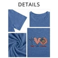 thumbnail image 3 of XCHQRTI Faith 4th of July Shirt Plus Size Women Graphic Tees Summer Short Sleeve Tops, 3 of 7