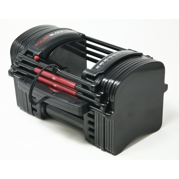Powerblock Exp Stage1 5 50 Lbs Adjustable Dumbbell Single Walmart Com Walmart Com