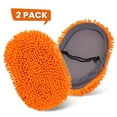thumbnail image 1 of LYD Car Wash Mop Head Reemplazo Chenille Noodle Head para Car Wash Brush RV Cars and Bus Paquete de 2 (poste y disco plano no incluidos) LYD cuidado de limpieza, 1 of 2