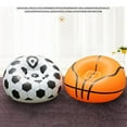 thumbnail image 3 of CHOK Inflatable Patio Chairs for Indoor Outdoor Use Portable Flocking PVC Sofa for Living Room Bedroom Travel Camping Beach Picnic Lightweight Comfortable Chaise with Pump Easy to Store R, 3 of 8
