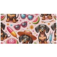 thumbnail image 2 of Dachshund Dogs Watermelon 3 Ring Binders 1.5 inch Hardcover File Folders with Interior Pockets A4 Size Organizer for School Office Hospital, 2 of 8