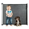 BabySeater Retractable Baby Gate - Super Wide Sturdy Baby Safety Gate and Pet Gate for Stairs, Doors, and More - Mesh Baby Gate with Easy Latch and Flexible Fits Most Spaces Black - BABYSEATER
