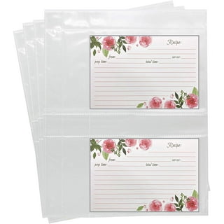Sooez 30 Pack Heavy Duty Photos or Postcards Page Protectors