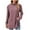 Purple, variant on Turilly Women's Half High Neck Sweaters Long Sleeve Loose Split Pocket Women's Knitted Top
