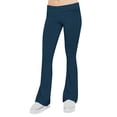 thumbnail image 3 of Womens Plus Size Pants 2026 Solid Color Slim Low Waist Flared Trousers Comfortable Casual Pant for Women Dark Blue XS, 3 of 7