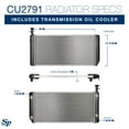 thumbnail image 3 of Spectra Premium CU2791 Automotive Radiator Fits select: 2004-2020 CHEVROLET EXPRESS G2500, 2004-2020 CHEVROLET EXPRESS G3500, 3 of 8