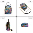 thumbnail image 3 of FORMRS Crossbody Bag for Women Quilted Travel Shoulder Cell Phone Purse with Chain Strap Handbag, Art Plants, 3 of 7