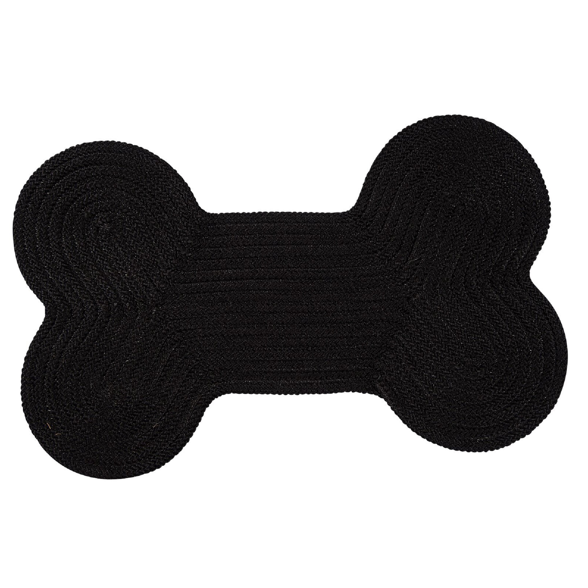 30” Red Dog Bone Shaped Throw Rug