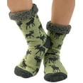 thumbnail image 2 of LazyOne Plush Nonskid Socks, Fuzzy Socks with Cute Designs for Women, Sherpa Fleece-Lined Socks (Mountain Made), 2 of 5