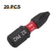 thumbnail image 3 of Uxcell 20pcs PH2 Puntas de Destornillador Phillips 1/4" Vástago Hexagonal 25mm/1" Longitud Magnética, 3 of 7