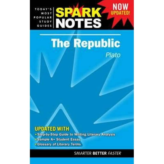 Pre-Owned Sparknotes Literature Guides: The Republic, Plato (Book)