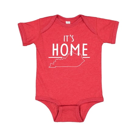 

Inktastic It s Home- State of Kentucky Outline Gift Baby Boy or Baby Girl Bodysuit