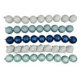 thumbnail image 1 of Décorations incassables Holiday Time (45 unités, bleu/bleu sarcelle/blanc), 1 of 5