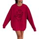 thumbnail image 2 of Gibobby Sudaderas para mujer Sudadera sin capucha de manga larga con cuello redondo y estampado de amor para el día de San Valentín para mujer (Rojo, L), 2 of 3