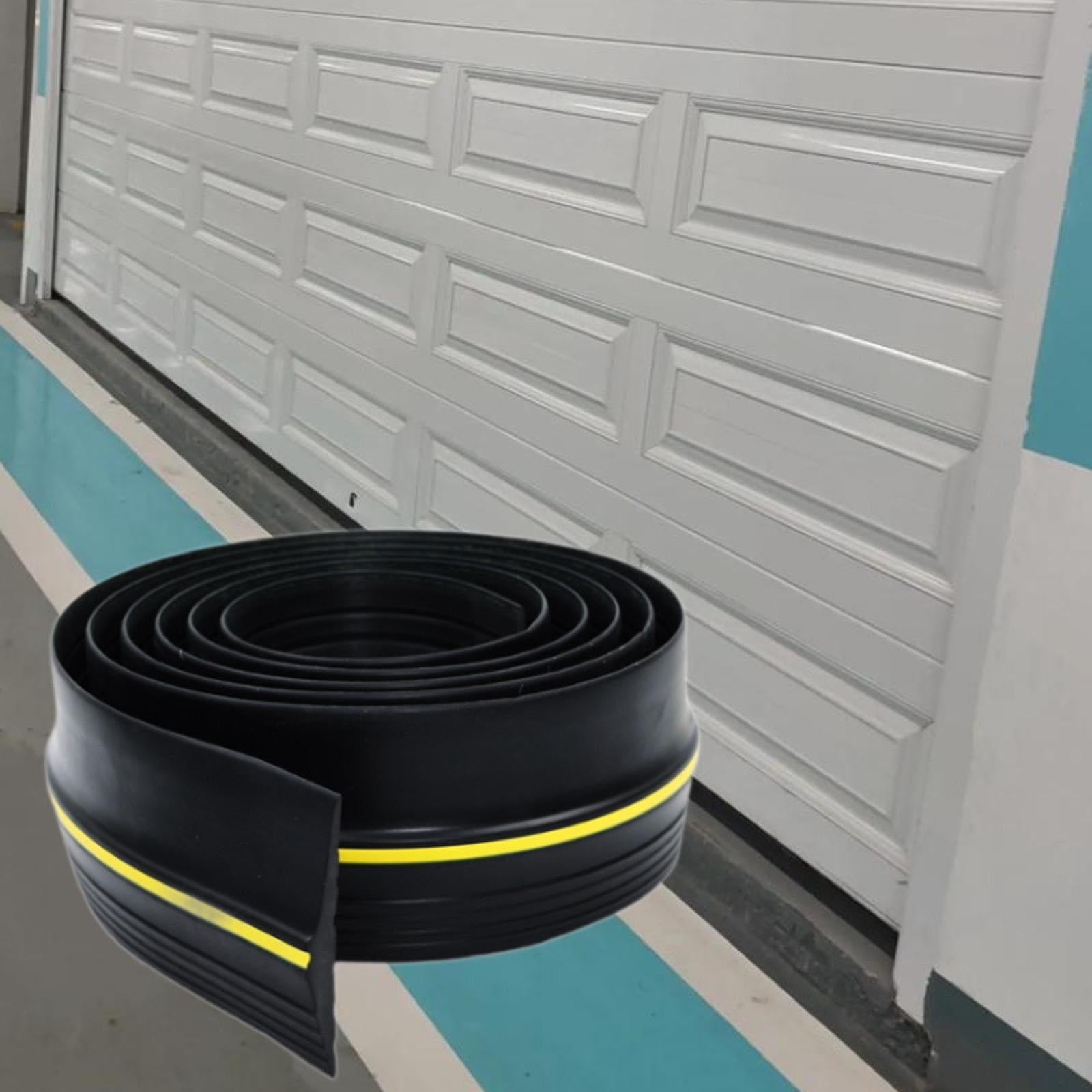 Baoblaze Garage Door Bottom Threshold Seal Strip Replacement Strip Multipurpose, Waterproof Weatherproofing DIY Garage Door Seal Strip 500cm Single Nonslip