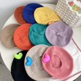 thumbnail image 3 of Sombrero de boinas a la moda gorro cálido para niñas Afortunado Sencillez, 3 of 4