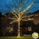 thumbnail image 2 of [2 piezas] Además de la cadena de luces solares, cadena de luces LED para exteriores de 10 m y 100 LED, cable de cobre resistente al agua, cadena de luces solares de 8 modos para decorar jardines,, 2 of 5