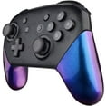 thumbnail image 1 of Poignées de Remplacement Caméléon Extrême pour Manette Nintendo Switch Pro, Coque de Poignée DIY Violet Bleu, 1 of 5