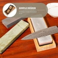 thumbnail image 3 of KAKOWELY 1 Set Sharpening Stone Holder Bamboo Whetstone Base Sharpening Stone Accessory,8.46X"X3.74"X0.98", 3 of 5
